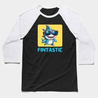 Fintastic | Shark Pun Baseball T-Shirt